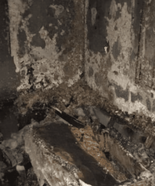 Fire Damage Bedroom