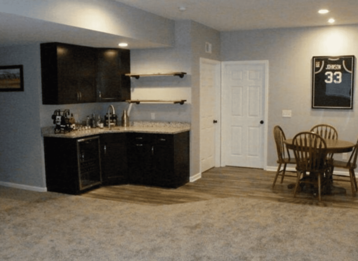 Remodel Basement Kitchen Bar Area